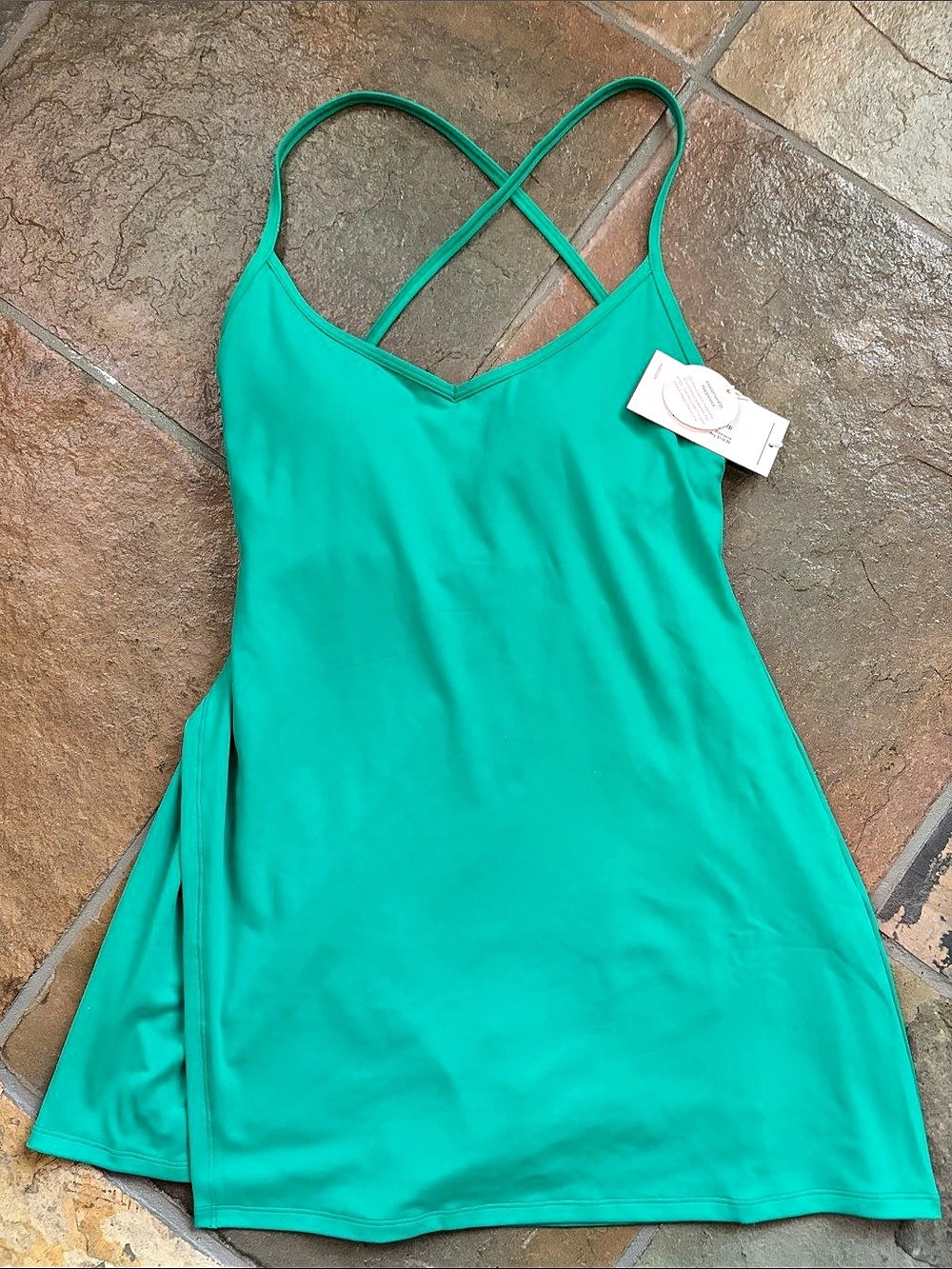Vuori Solstice Dress Green Mini Dress